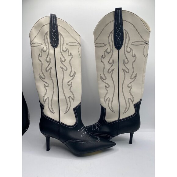 I.N.C. International Concepts Women's Hayleigh Mid Heel Cowboy Boots Size 6 NWOB - Picture 2 of 4